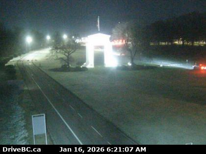 Hwy 99 at Peace Arch, North.