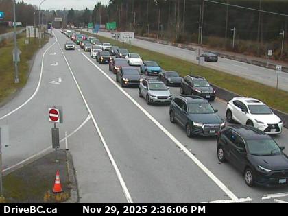 Hwy 99 at Canada/US border, North.