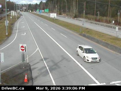Hwy 99 at Canada/US border, North.