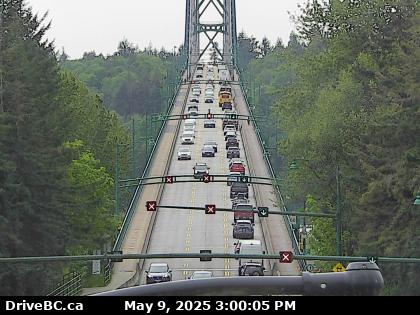 bridge lions gate north bc highway end highwaycams