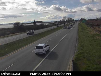 Hwy 99 at Mud Bay - W