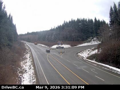Hwy 19 at Port Alice Rd
