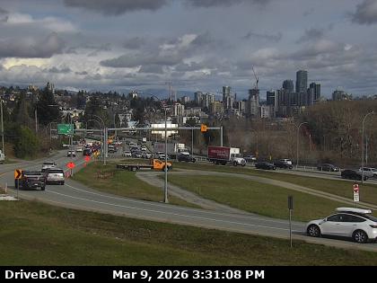 Hwy 91A at Queensborough Bdg - E