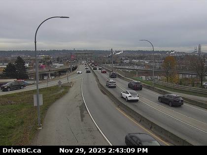 Hwy 91A at Queensborough Bdg - S