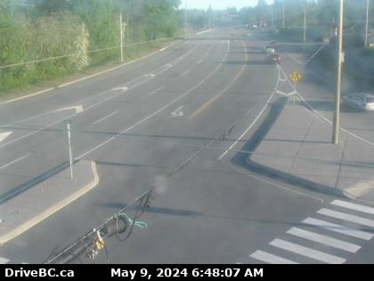 Traffic Camera looking South Towards the Border Crossing at Canadian Hwy 13
