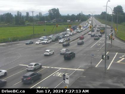 Traffic Cam Hwy-7 (Lougheed Hwy) at Kennedy Road, looking southeast. (elevation: 60 metres)