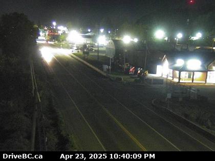 Camera looking North on SR 9 in Sumas.