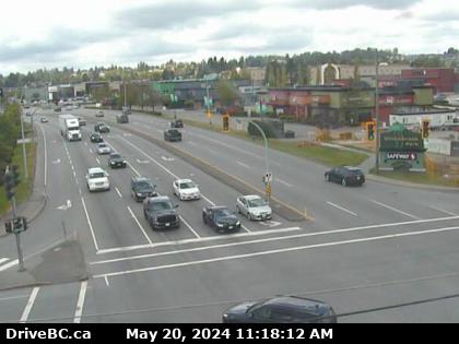 Traffic Cam Hwy-10 at 200th St in Langley, looking west. (elevation: 18 metres)