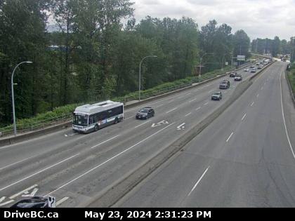 Traffic Cam Hwy-7 at Hwy-11 approaching Mission, looking south. (elevation: 23 metres)