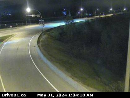 Traffic Cam Hwy-1, at Hwy-95 interchange, looking southbound along Hwy-95. (elevation: 803 metres)