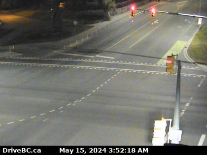 Traffic Cam Hwy-1 at Tillicum Rd, looking north. (elevation: 17 metres)