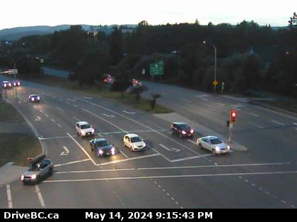 Traffic Cam Hwy-1 at Tillicum Rd, looking west. (elevation: 17 metres)