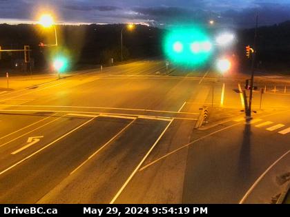 Traffic Cam Lougheed Hwy-(Hwy-7) at Nelson St in Mission, looking west. (elevation: 8 metres)
